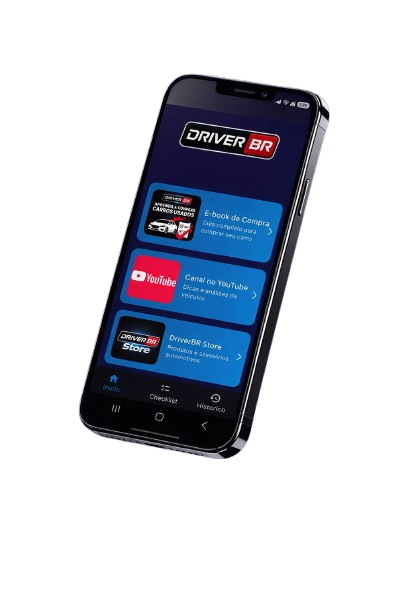 Menu do App DriverBR